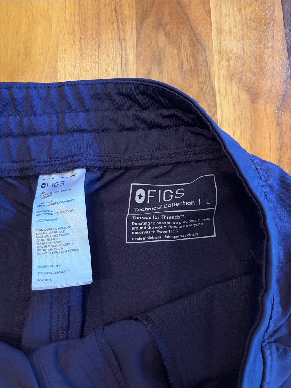 Figs Zamora Joggers- Purple Jam - Picture 2 of 6